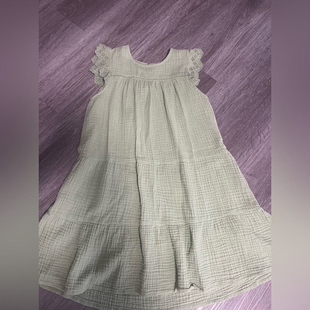 Japna Kids Casual Dress in Cream